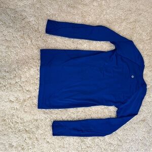 Lululemon Athletica Swiftly Tech Fitted Blue Long Sleeve Tee
